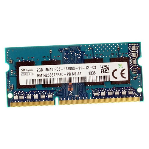 2Go RAM Hynix HMT425S6AFR6C-PB SODIMM PC3-12800S 1600MHz DDR3 PC Portable 1Rx16 · Occasion