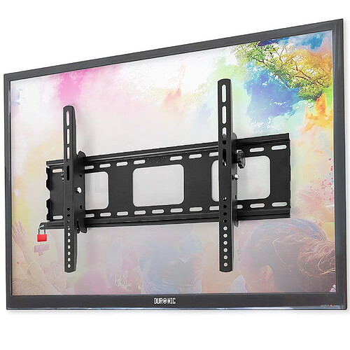 Duronic TVB103M Support mural universel inclinable pour écran de télévision avec barre de sécurité ? 33 à 65 pouces / 83 à 165 cm