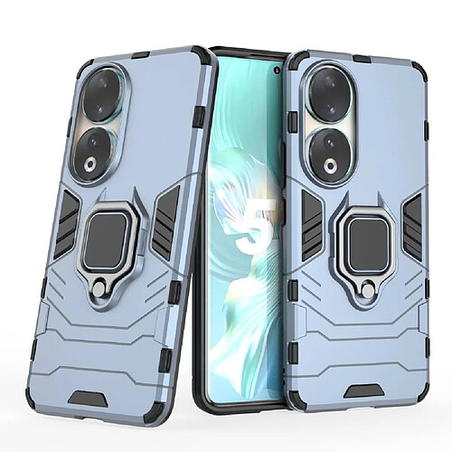 Htdmobiles Coque pour Huawei Honor 90 5G - housse etui rigide anti choc + film ecran - BLEU FONCE