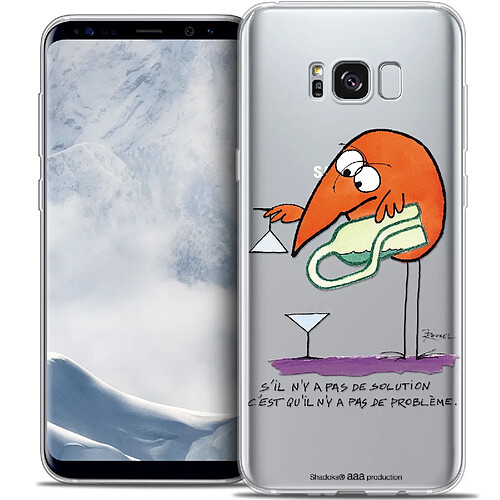 Caseink Coque Housse Etui Samsung Galaxy S8 (G950) [Crystal Gel HD Collection Les Shadoks ? Design Pas De Problème - Souple - Ultra Fin - Imprimé en France]