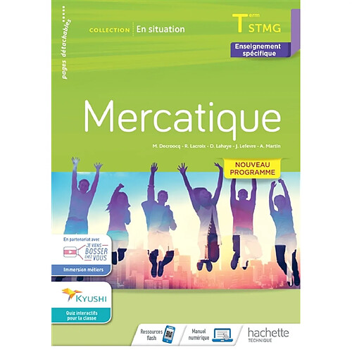 Mercatique terminale STMG, enseignement spécifique : nouveau programme