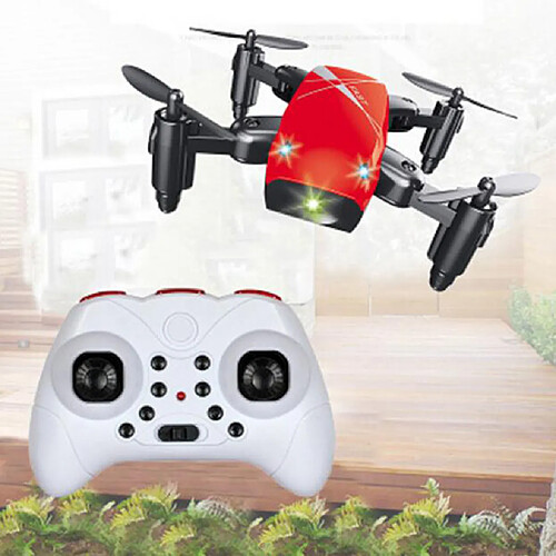 Mini Drone Quadricoptère De Poche Pliable Pour Enfants Débutants Rouge Avec Caméra