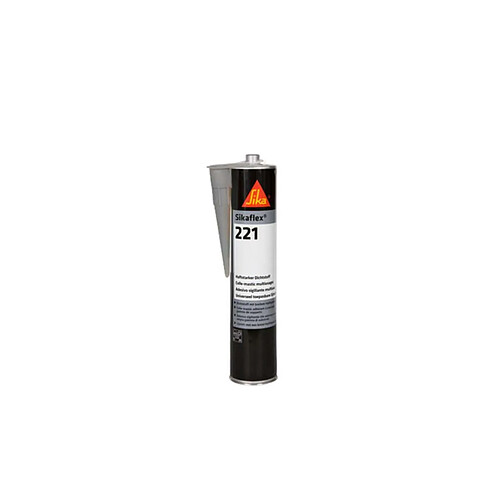 Lot de 12 colle mastic multi-usages SIKA Sikaflex 221 - Gris acier - 300ml