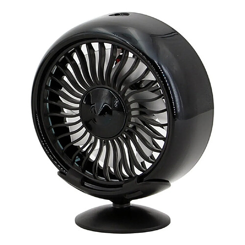 Ventilateur de Refroidissement Électrique à Ventouse de Sortie d'Air de Voiture Portable Multifonction (Noir)