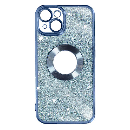 Avizar Coque iPhone 14 Plus Paillette Bleu