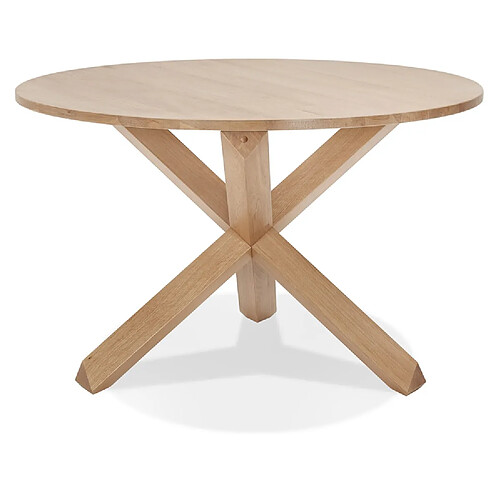 Alterego Table ronde en chêne massif 'FATY' design