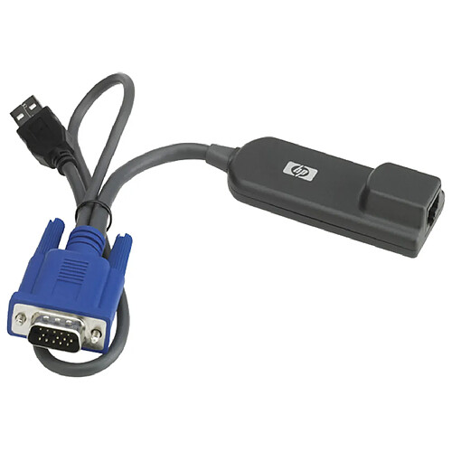 HP Hewlett Packard Enterprise KVM Console USB Interface Adapter câble kvm Noir