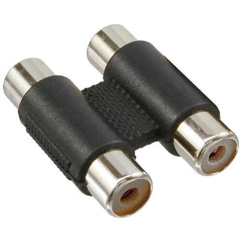 Adaptateur audio, InLine®, 2x connecteur Cinch femelle sur 2x connecteur Cinch femelle