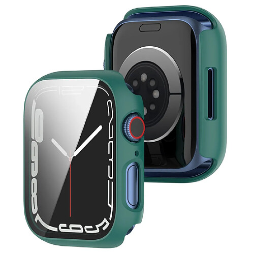 Coque en TPU anti-griffes, vert pour votre Apple Watch Series 7 45mm