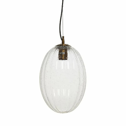 Paris Prix Lampe Suspension en Verre Virgina 36cm Transparent