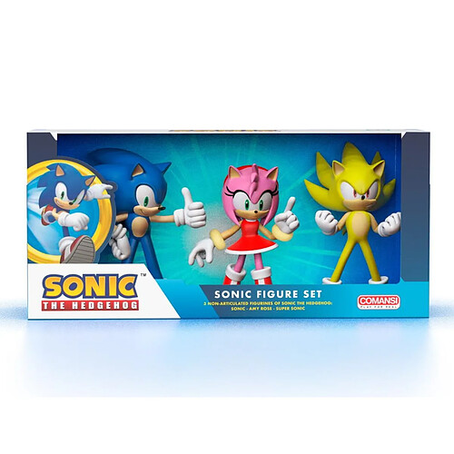 Comansi Set familial de Sonic - 3 personnages