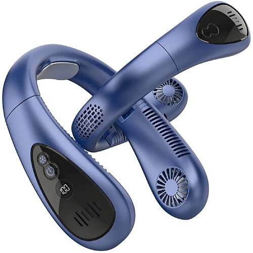 Ventilateur Personnel Réglable Portable (BLEU)