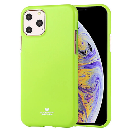 Wewoo Coque Souple JELLY TPU anti-choc et anti-rayures pour iPhone 11 Pro Vert