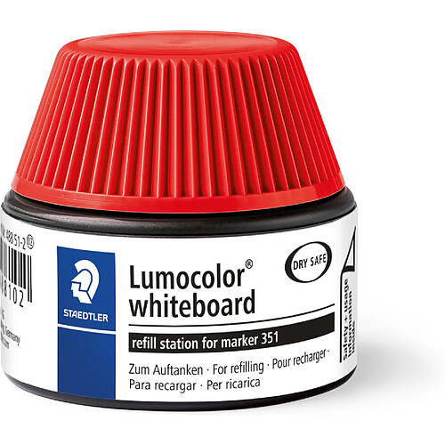 STAEDTLER Flacon de recharge Lumocolor 488 51, rouge ()