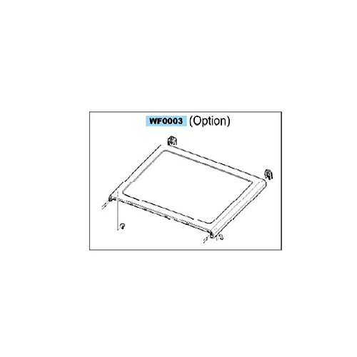 Samsung COUVERCLE TOP DESSUS DE LAVE LINGE