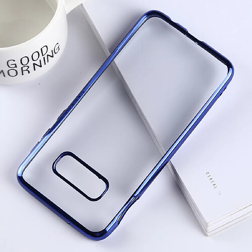 Wewoo Coque Souple Ultra-mince étui de protection arrière en TPU pour Galaxy S10e bleu