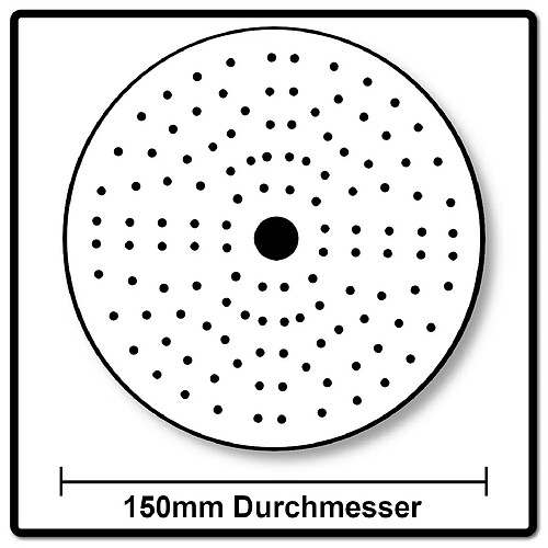 Mirka IRIDIUM Disques abrasifs auto-agrippants 150mm G40 - 50 pcs (246CH05040)