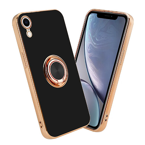 Cadorabo Coque iPhone XR Etui en Noir