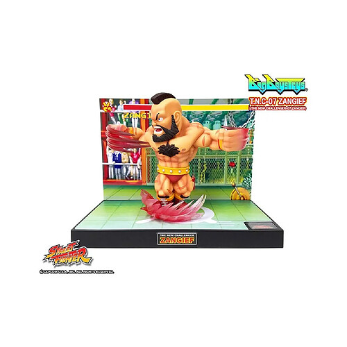 STREET FIGHTER - T.N.C-07 - ZANGIEF Figure + Diaporma LED