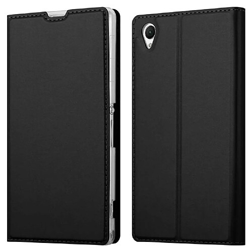 Cadorabo Coque Sony Xperia Z1 Etui en Noir