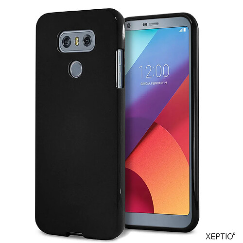 Xeptio Etui noir pour LG G6 Coque de Protection en TPU Gel ANTICHOC