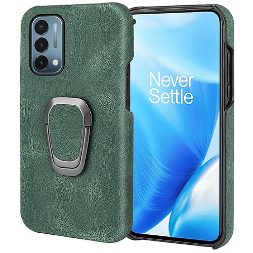 Coque en TPU + PU avec béquille, vert pour votre OnePlus Nord N200 5G