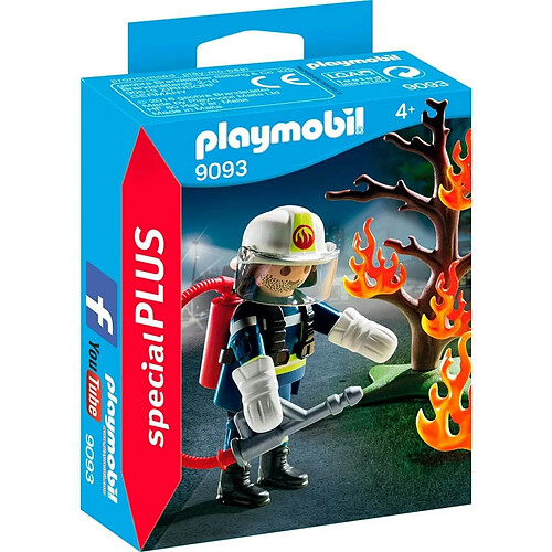 Playmobil Pompier avec arbre en feu - WDK