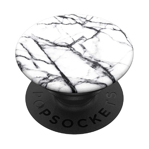 PopSockets - Support et Grip Interchangeable pour Smartphone et Tablette - Dove White Marble