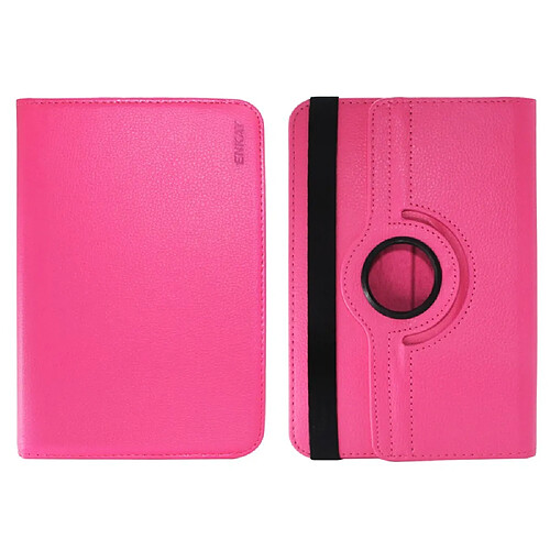 Etui en PU rotation à 360 degrés rose pour votre Tablet 8 inch