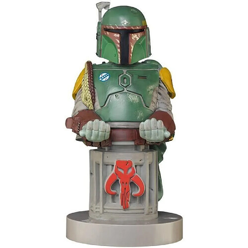 Exquisite Gaming Figurine Cable Guy - Boba Fett - Compatible manettes PS4, Xbox One, Smartphones - 20 cm