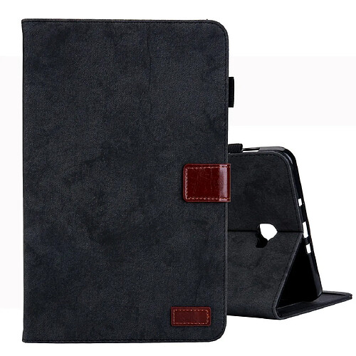 Wewoo Housse Coque Etui à rabat horizontal en cuir de style affaires pour Galaxy Tab A 10.1 2016 / T580avec support et fente cartecadre photo et fonction veille / réveil noir