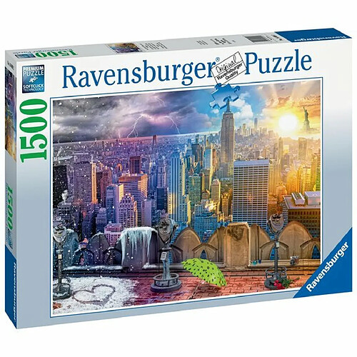 Ludendo Puzzle 1500 pièces Ravensburger - 4 saisons à New York