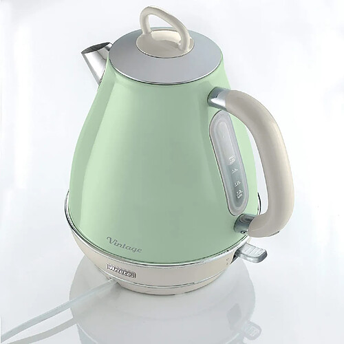 Ariete bouilloire électrique de 1,7L sans fil vintage 2000W vert pastel