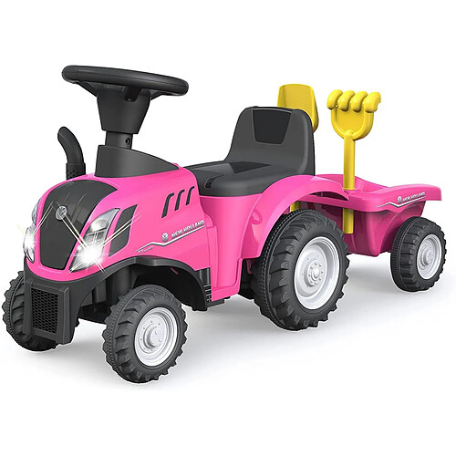 Jamara Push-Car New Holland T7 Tracteur pink