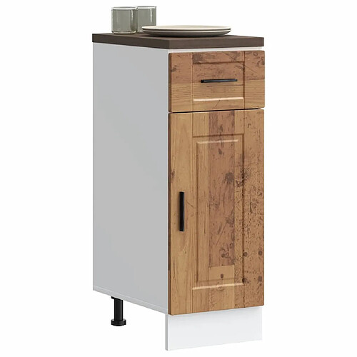 vidaXL Armoire de cuisine Porto vieux bois bois d'ingénierie