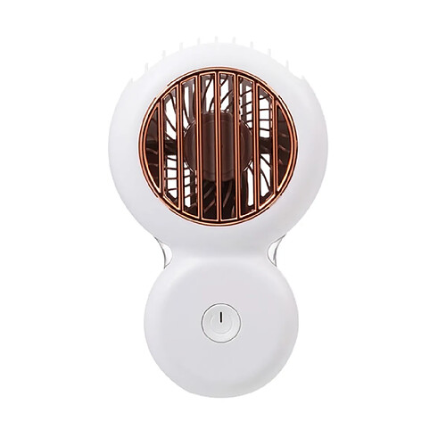 Universal Ventilateur mini col cool ventilateur rechargeable USB ventilateur portable d'été ventilateur de poche personnelle de main Voyage en plein air étudiant | Ventilateur (blanc)