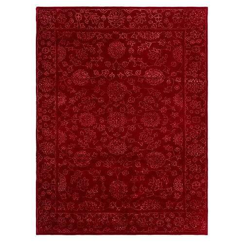 Vidal Tapis de laine 294x222 rouge Modern Nila