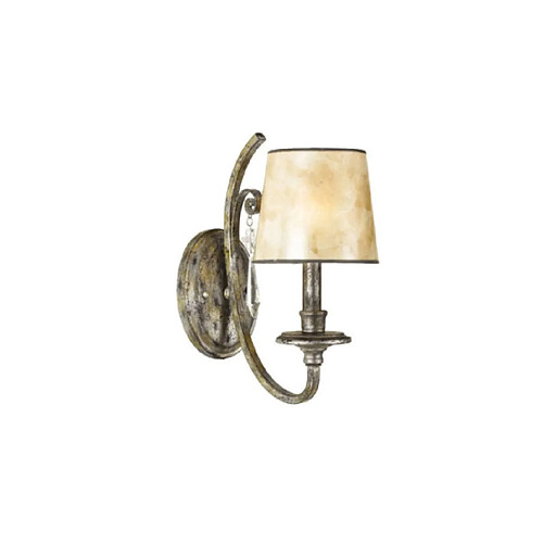 Elstead Lighting Applique murale Kendra Argent tacheté