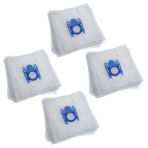 vhbw 20x sacs compatible avec Kärcher VC 5100, VC 5200, VC 5300 aspirateur - microfibres non tissées, Typ F/J, 30cm x 30cm, blanc