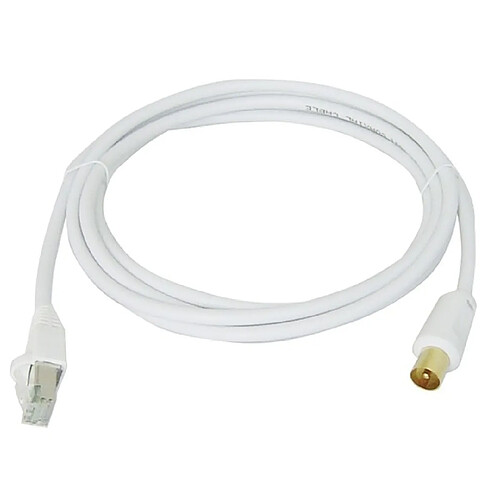 CORDON RJ45/FICHE IEC TV Lg 2 m MICHAUD Q244