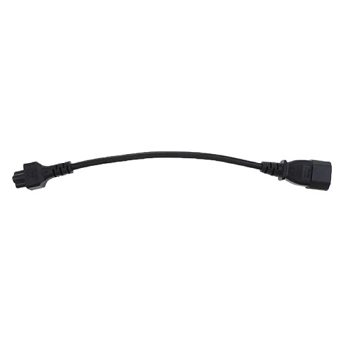 IEC C14 Mâle à C5 Femelle Convertisseur Adaptateur Cordon Câble D'alimentation