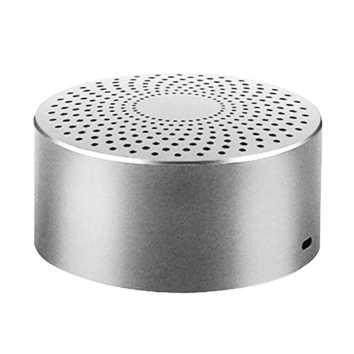 Universal Bluetooth en haut-parleur sans fil portable audio hd stéréo appelez Silver Grey