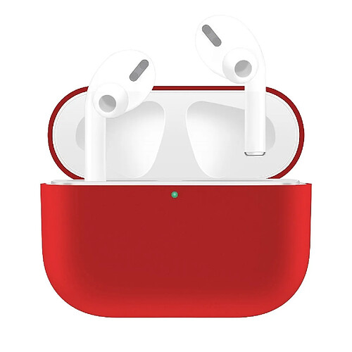 Wewoo Coque Etui de protection pour écouteurs en silicone de couleur solide AirPods Pro rouge