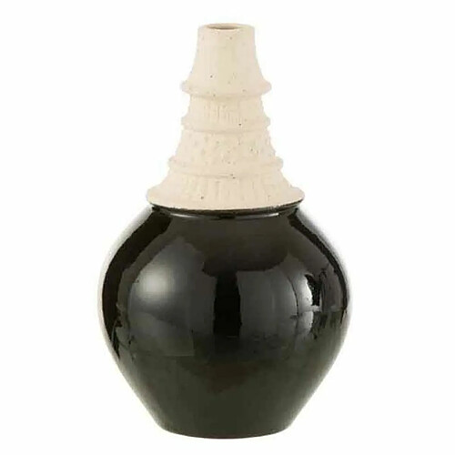 Paris Prix Vase Design Col Haut 26cm Noir & Beige