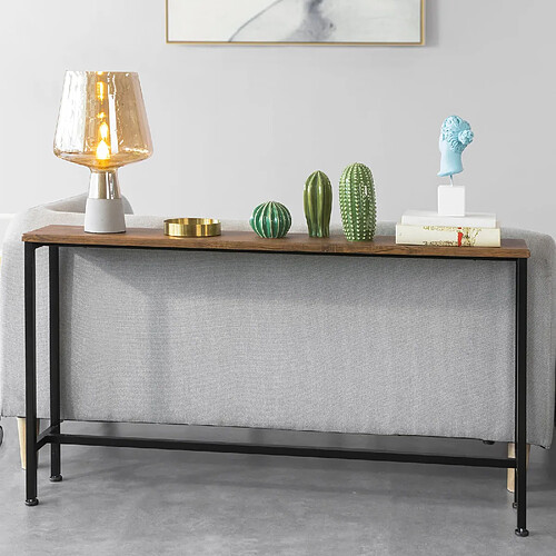 SoBuy FSB19-N Table Console Table d'appoint Bout de canapé Table d’entrée Cadre