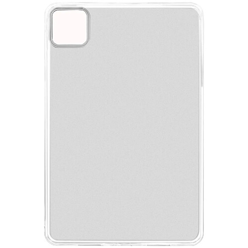 Avizar Coque pour Xiaomi Pad 6 et Pad 6 Pro Silicone Flexible Classic Case Blanc Givré