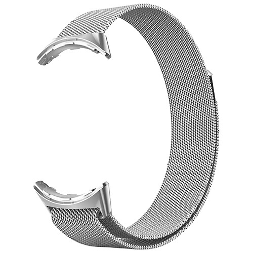 Avizar Bracelet pour Google Pixel Watch Acier Inoxydable Milanais Magnétique Argent