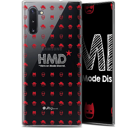 Caseink Coque Pour Samsung Galaxy Note 10 (6.3 ) [Gel HD Collection Petits Grains ? Design HMD* Hero en Mode Discret - Souple - Ultra Fin - Imprimé en France]