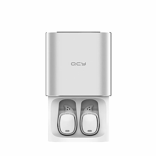 Casque Bluetooth D'Origine Qcy T1 Pro Tws Bulit-In Mic Écouteurs Sans Fil Touch Control Sports Earphone - Blanc