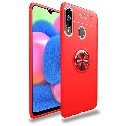 Lenuo Coque en TPU avec béquille rouge pour votre Samsung Galaxy A20s